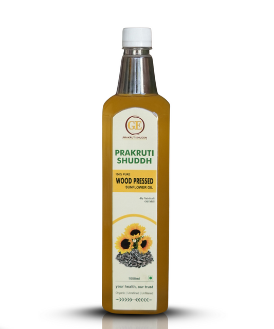 Wood Pressed Sunflower Oil 1 Litre